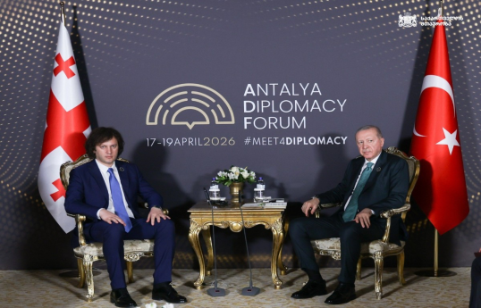 Turkish President discusses importance of joint regional projects with Georgian PM