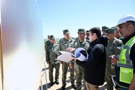 New military infrastructure facilities established in liberated territories