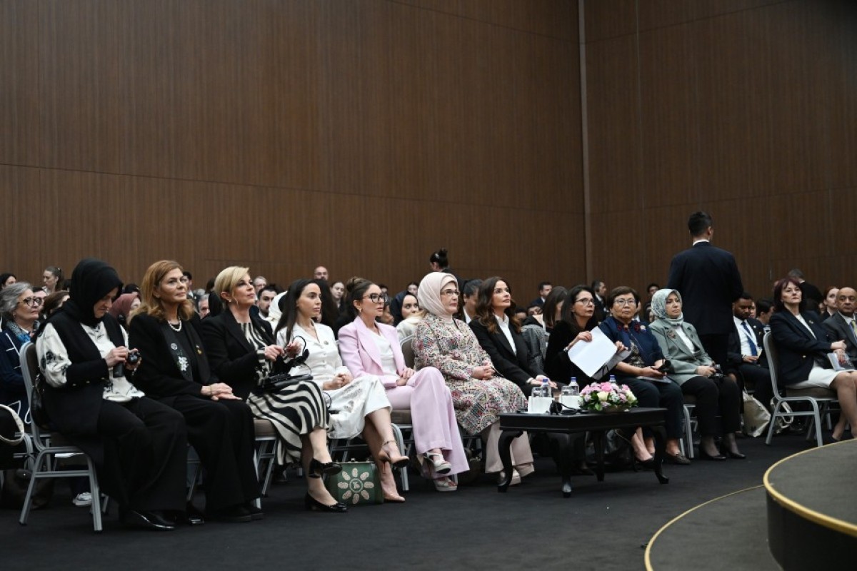 Azerbaijan’s First Lady Mehriban Aliyeva attended panel session on “United for Peace in Palestine: Confronting Scholasticide, Protecting Future” in Antalya - PHOTO 