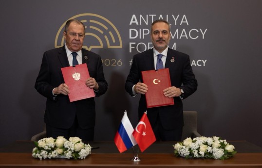 Sergey Lavrov, Russian FM, Hakan Fidan, Turkish Foreign Minister