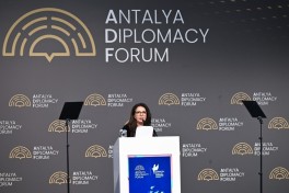 Azerbaijan’s First Lady Mehriban Aliyeva attended panel session on “United for Peace in Palestine: Confronting Scholasticide, Protecting Future” in Antalya - PHOTO 
