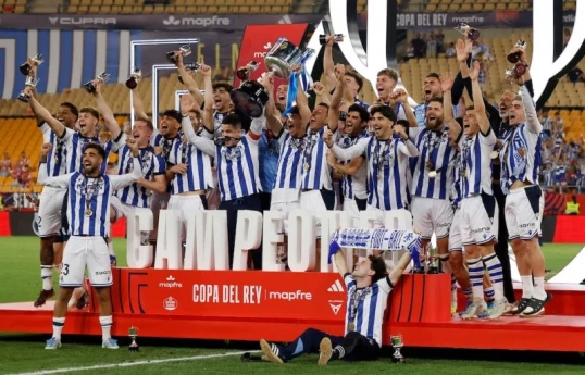 Real Sociedad beat Atletico Madrid 4-3 on penalties to win Copa del Rey-PHOTO 