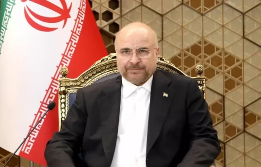Iran's Parliament speaker Mohammad Bagher Ghalibaf