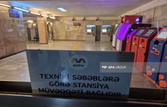 Baku Metro operations restored after technical disruption - UPDATED  - PHOTO 