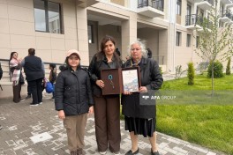 Azerbaijan relocates former IDPs to Aghdam city, families receive house keys -PHOTO -UPDATED - 1 