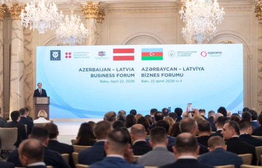 Several documents signed as part of Azerbaijan-Latvia business forum