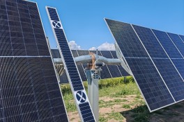 First Shafag solar panel installed in Jabrayil