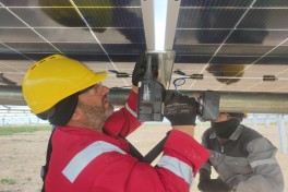 First Shafag solar panel installed in Jabrayil