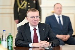 Presidents of Azerbaijan and Latvia held expanded meeting - UPDATED 