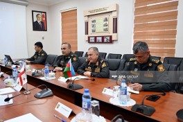 Azerbaijani and Georgian military lawyers hold a working meeting in Baku