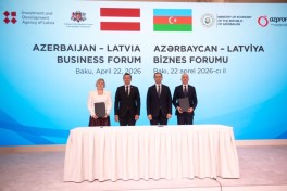 Several documents signed as part of Azerbaijan-Latvia business forum
