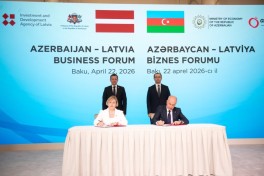 Several documents signed as part of Azerbaijan-Latvia business forum
