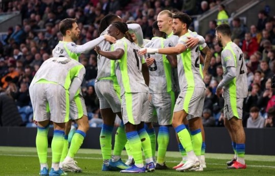 Man City top of Premier League as Haaland's winner relegates Burnley