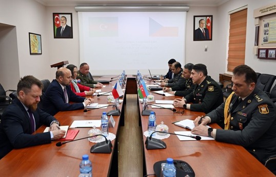 Azerbaijan and Czech Republic sign military cooperation plan