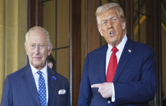 Trump tells Reuters he will discuss digital tax, NATO with King Charles