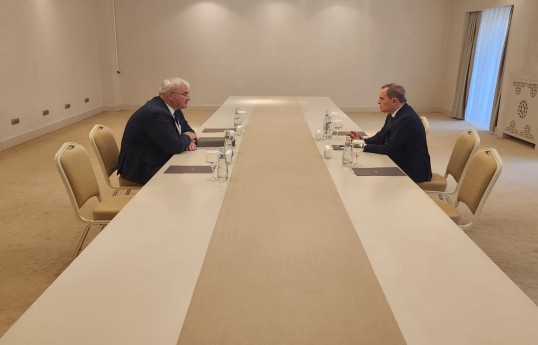 Azerbaijani FM meets with Ukrainian counterpart in Gabala
