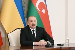 Presidents of Azerbaijan and Ukraine delivered press statements-PHOTO -UPDATED 