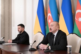 Presidents of Azerbaijan and Ukraine delivered press statements-PHOTO -UPDATED 