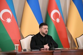 Presidents of Azerbaijan and Ukraine delivered press statements-PHOTO -UPDATED 