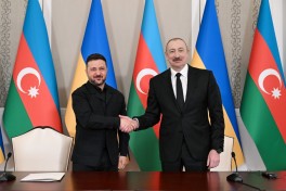 Presidents of Azerbaijan and Ukraine delivered press statements-PHOTO -UPDATED 