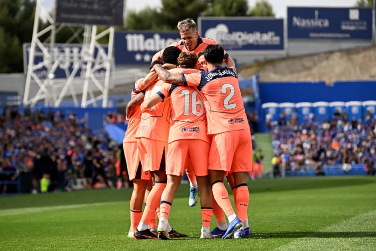 Barcelona on the brink of defending La Liga title after beating Getafe
