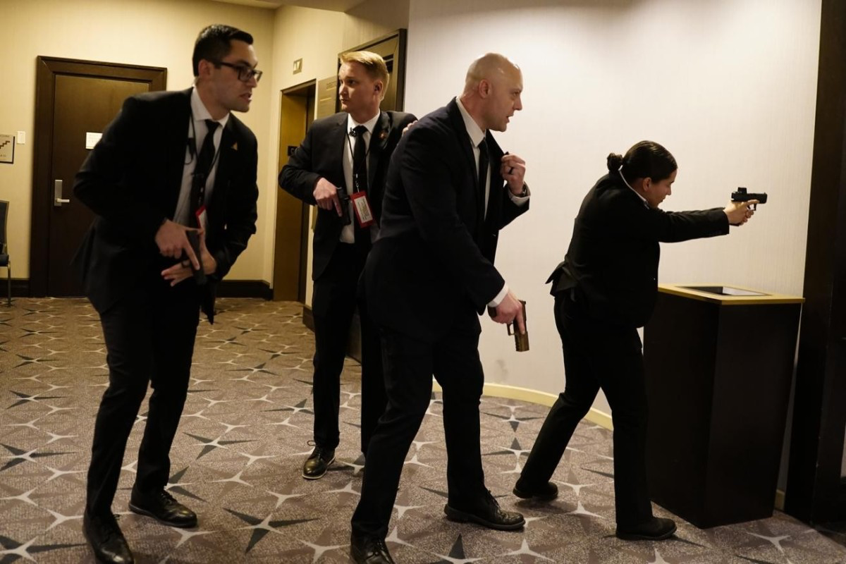 Trump makes pitch for White House ballroom after security incident