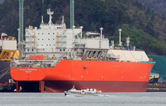 China builds largest LNG tanker
