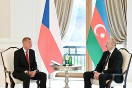 President of Azerbaijan Ilham Aliyev held one-on-one meeting with Prime Minister of the Czech Republic in Gabala