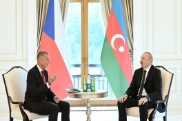 President of Azerbaijan Ilham Aliyev held one-on-one meeting with Prime Minister of the Czech Republic in Gabala