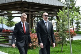 Official luncheon hosted in Gabala on behalf of President Ilham Aliyev in honor of Czech Prime Minister