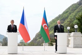 President of Azerbaijan Ilham Aliyev and Prime Minister of the Czech Republic Andrej Babiš delivered press statements-PHOTO -UPDATED 