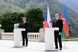 President of Azerbaijan Ilham Aliyev and Prime Minister of the Czech Republic Andrej Babiš delivered press statements-PHOTO -UPDATED 