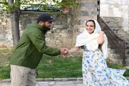 Leyla Aliyeva and Arzu Aliyeva visit Sheki Khan’s Mosque Complex