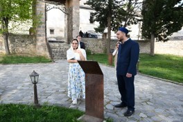 Leyla Aliyeva and Arzu Aliyeva visit Sheki Khan’s Mosque Complex