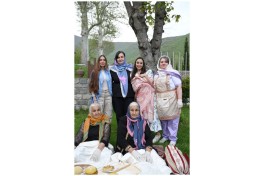 Leyla Aliyeva and Arzu Aliyeva attend opening of historical and architectural monuments after restoration in Sheki city - PHOTO 