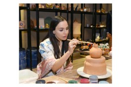 Leyla Aliyeva and Arzu Aliyeva attend opening of historical and architectural monuments after restoration in Sheki city - PHOTO 
