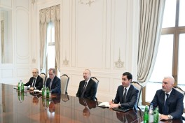 President of Azerbaijan Ilham Aliyev received delegation from the UAE