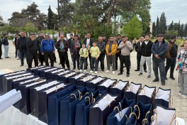 Azerbaijan relocates former IDPS to Khojavend city and Khanoba village, families receive house keys - UPDATED  -PHOTO 