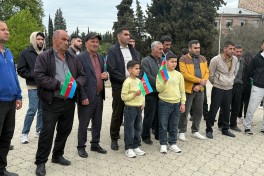 Azerbaijan relocates former IDPS to Khojavend city and Khanoba village, families receive house keys - UPDATED  -PHOTO 