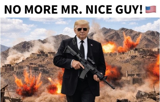 Trump again threatens Iran: No more Mr. Nice Guy