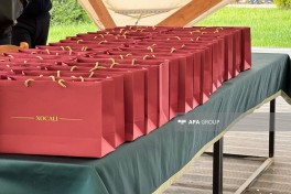 Azerbaijan sends resettlement caravans to 6 villages of Khojaly and one village of Aghdara, families receive house keys -PHOTO  -UPDATED 