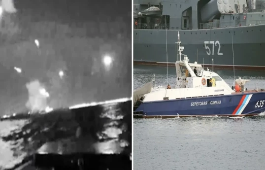 Ukrainian navy hits FSB boats guarding Kerch Bridge