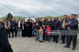 Families receive house keys as Azerbaijan relocates 32 families to Khojavand - UPDATED-1  - PHOTO 