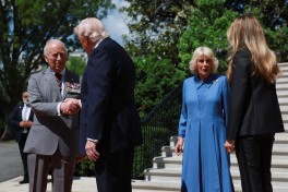 Britain's King Charles bids farewell to Trump as US state visit ends