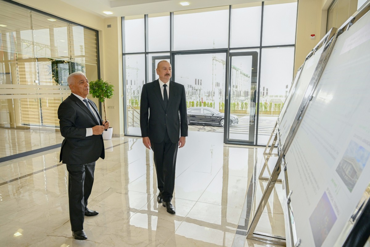 President Ilham Aliyev inaugurated Yeni Sangachal Substation