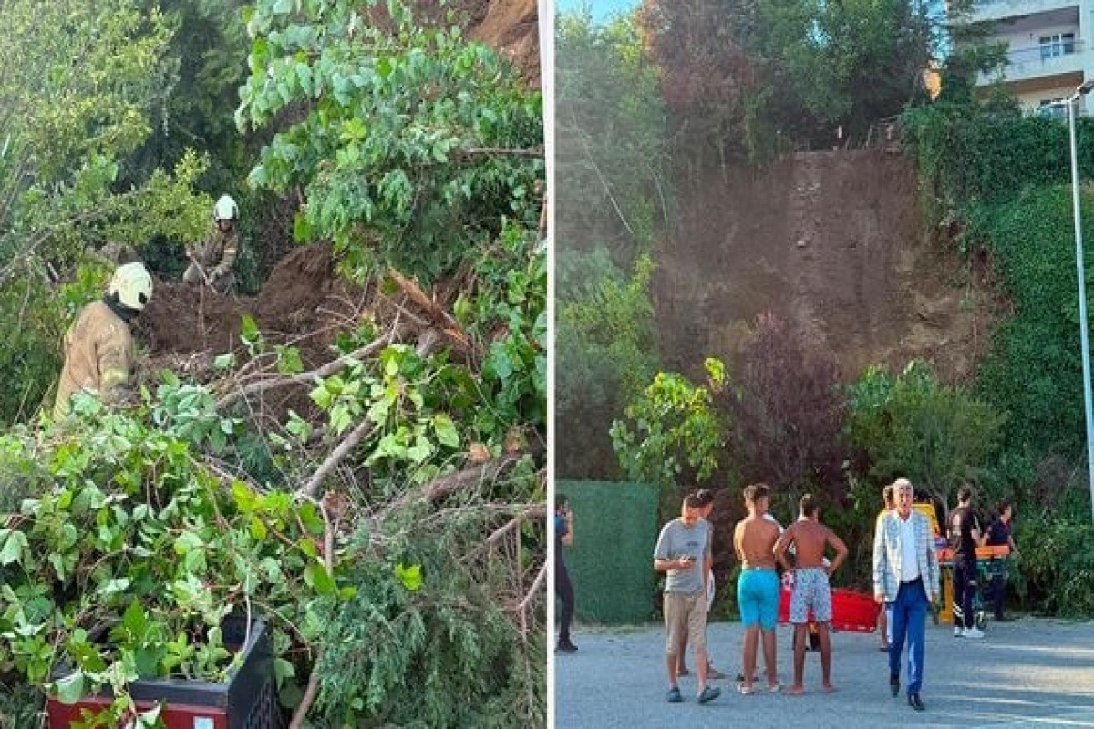 Landslide in Istanbul’s Buyukcekmece: There are people trapped