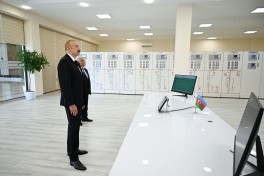 President Ilham Aliyev inaugurated Yeni Sangachal Substation