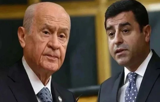 Türkiye's Nationalist Movement Party (MHP) Chairman Devlet Bahçeli, Selahattin Demirtaş