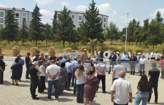Next relocation convoy reaches Khojavand city, Girmizi Bazar settlement and Khojavand village - UPDATED-1  - PHOTO 