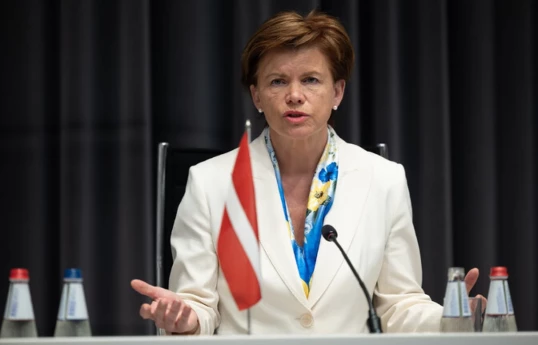Latvian Foreign Minister Baiba Braže